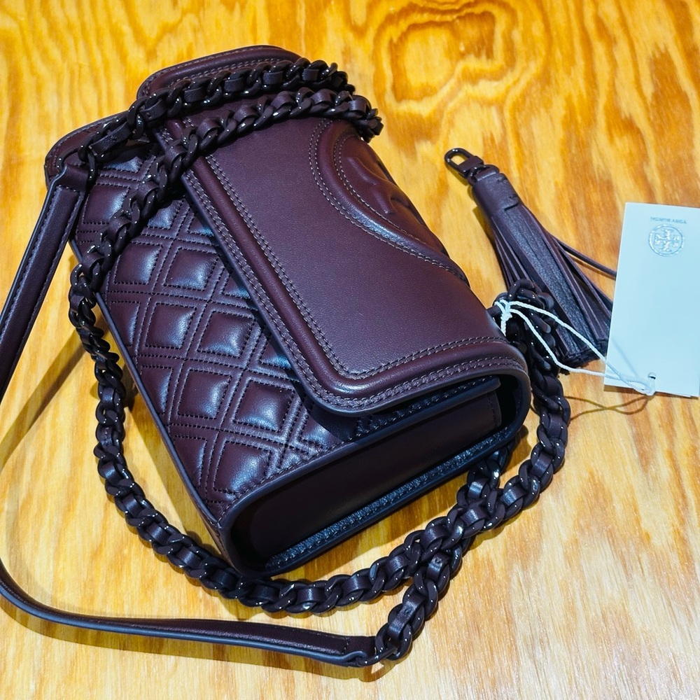 Tory Burch Small Fleming Convertible Leather Shoulder bag